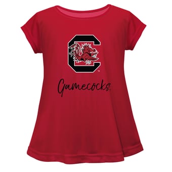 Youth Vive La Fete  Garnet South Carolina Gamecocks Toddler A-Line Top