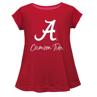Youth Vive La Fete  Crimson Alabama Crimson Tide A-Line Top