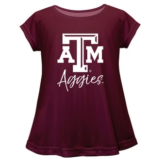 Youth Vive La Fete  Maroon Texas A&M Aggies A-Line Top