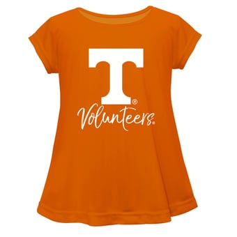 Youth Vive La Fete  Orange Tennessee Volunteers A-Line Top