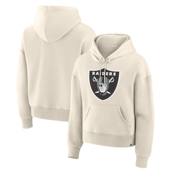 Women's Fanatics Cream Las Vegas Raiders Dove Legacy Pullover Hoodie