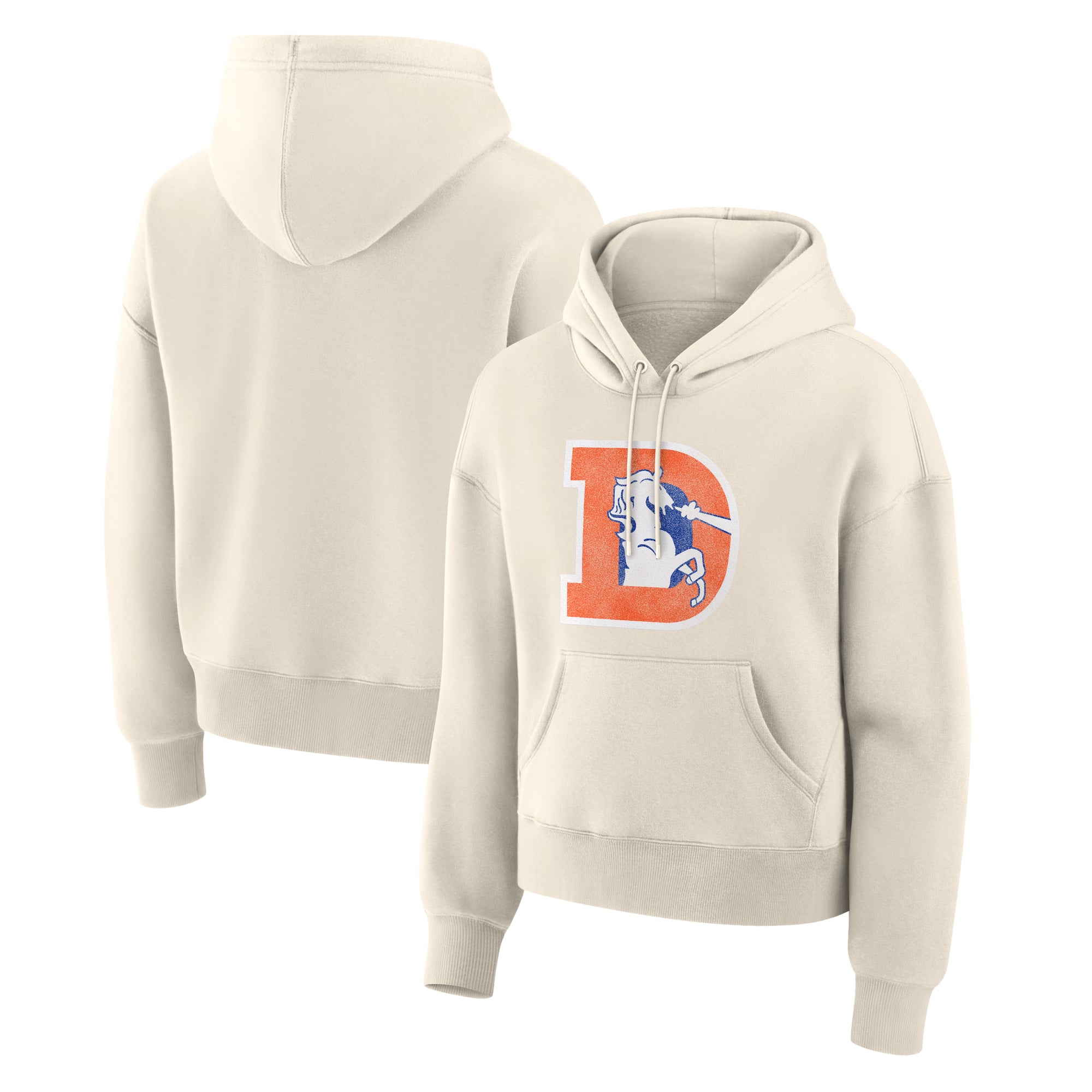 Women’s Fanatics Cream Denver Broncos Dove Legacy Pullover Hoodie Women’s Fanatics Cream Denver Broncos Dove Legacy Pullover Hoodie