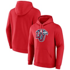 Men's Red Liberty Flames Primary Logo Pullover Hoodie