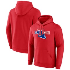 Men's Red Louisiana Tech Bulldogs Primary Logo Pullover Hoodie