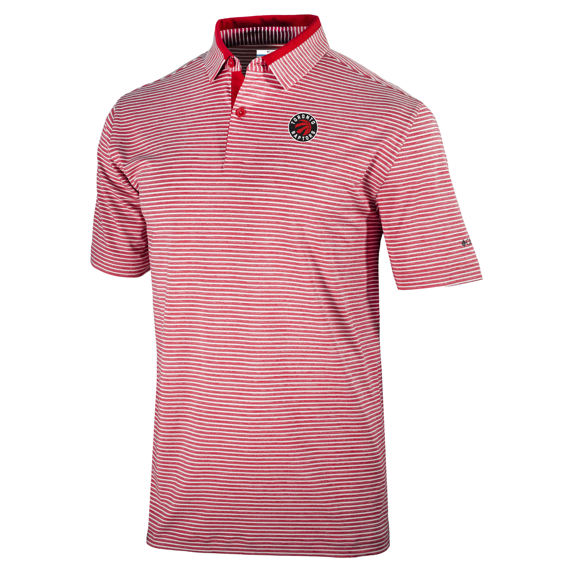 Men's Columbia Red Toronto Raptors Golden Hills Polo