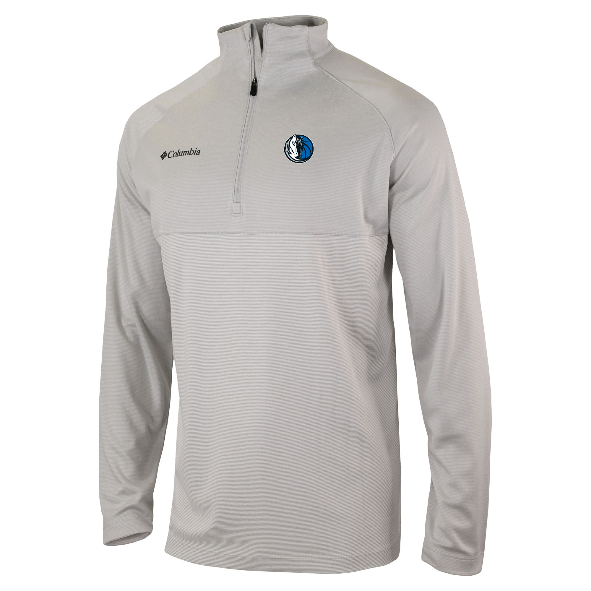 Men's Columbia Navy Dallas Mavericks Rockin' It Raglan Long Sleeve Quarter-Zip Pullover