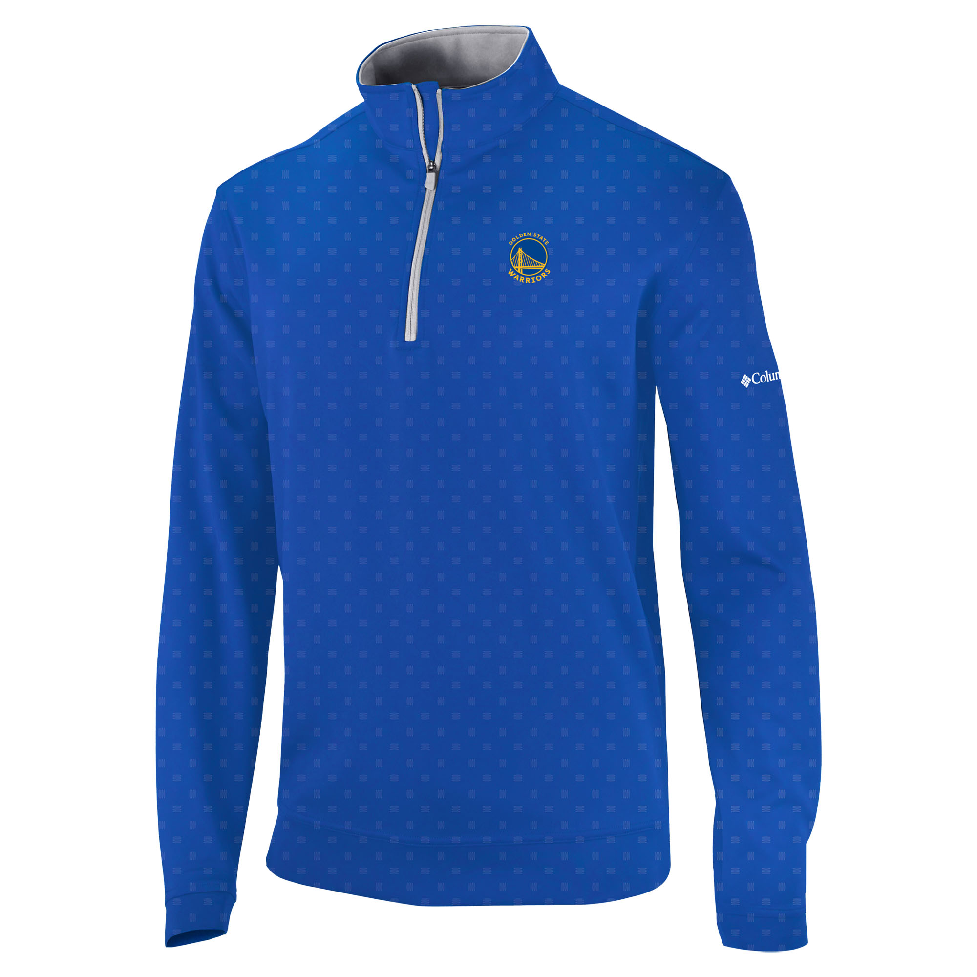 Men’s Columbia Royal Golden State Warriors Omni-Wick Wickhams Hills Quarter-Zip Pullover Top Men’s Columbia Royal Golden State Warriors Omni-Wick Wickhams Hills Quarter-Zip Pullover Top
