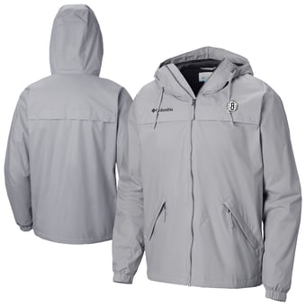 Men's Columbia  Gray Brooklyn Nets Oroville Creek Lined Full-Zip Jacket