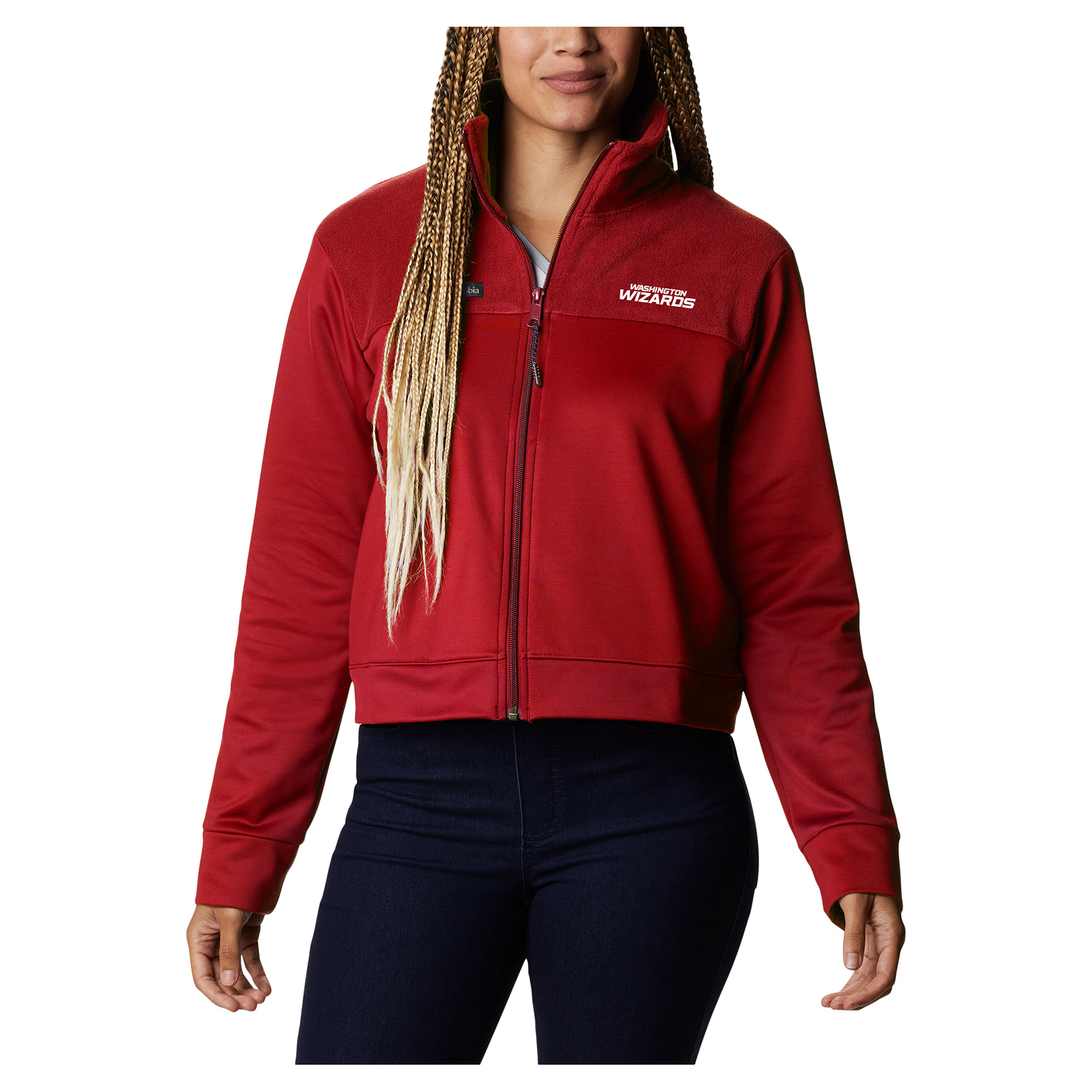 Women’s Columbia Red Washington Wizards River Fleece Full-Zip Jacket Women’s Columbia Red Washington Wizards River Fleece Full-Zip Jacket