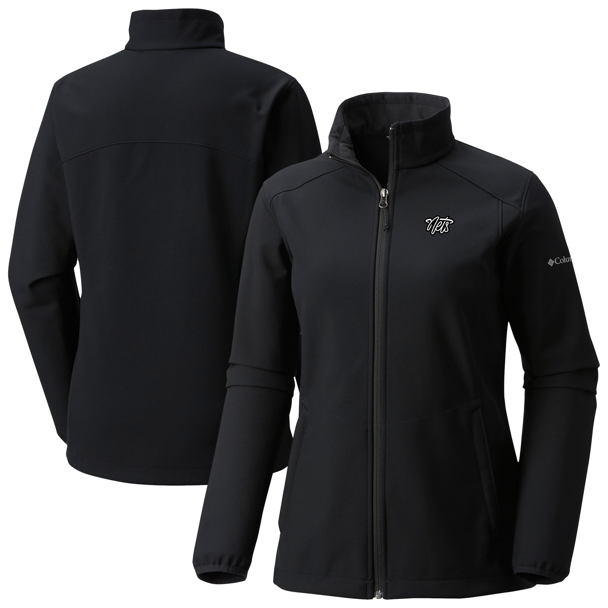 Women’s Columbia Black Brooklyn Nets Kruser Ridge III Softshell Jacket Women’s Columbia Black Brooklyn Nets Kruser Ridge III Softshell Jacket