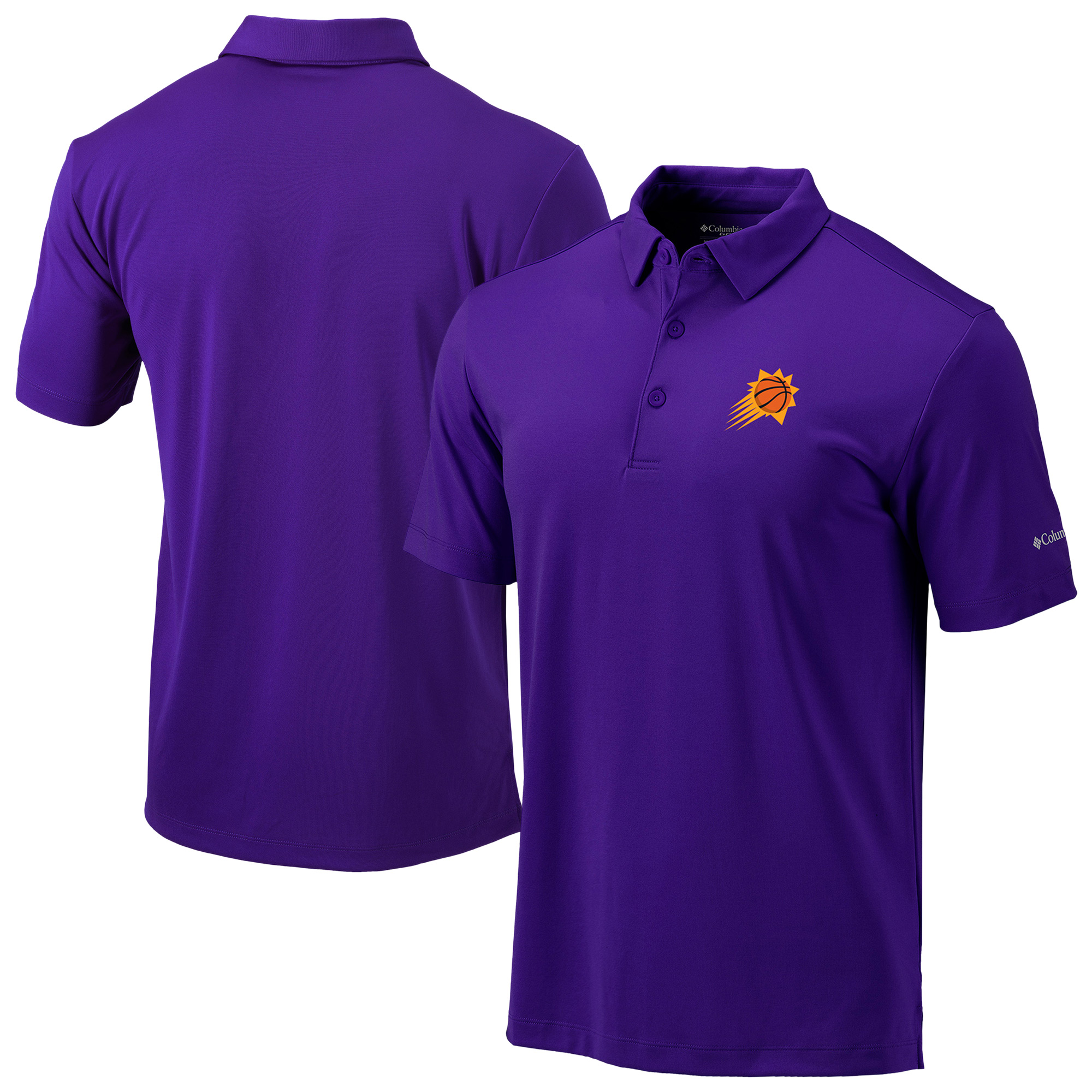 Men's Columbia Purple Phoenix Suns Omni-Wick Drive Polo