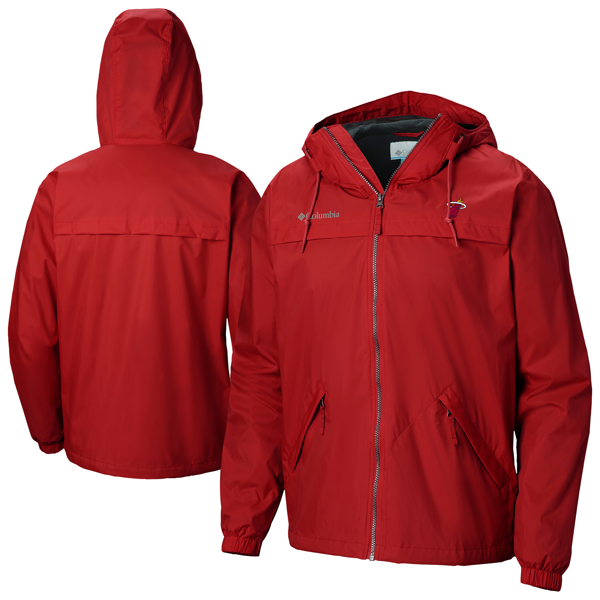 Men's Columbia Red Miami Heat Oroville Creek Lined Full-Zip Jacket