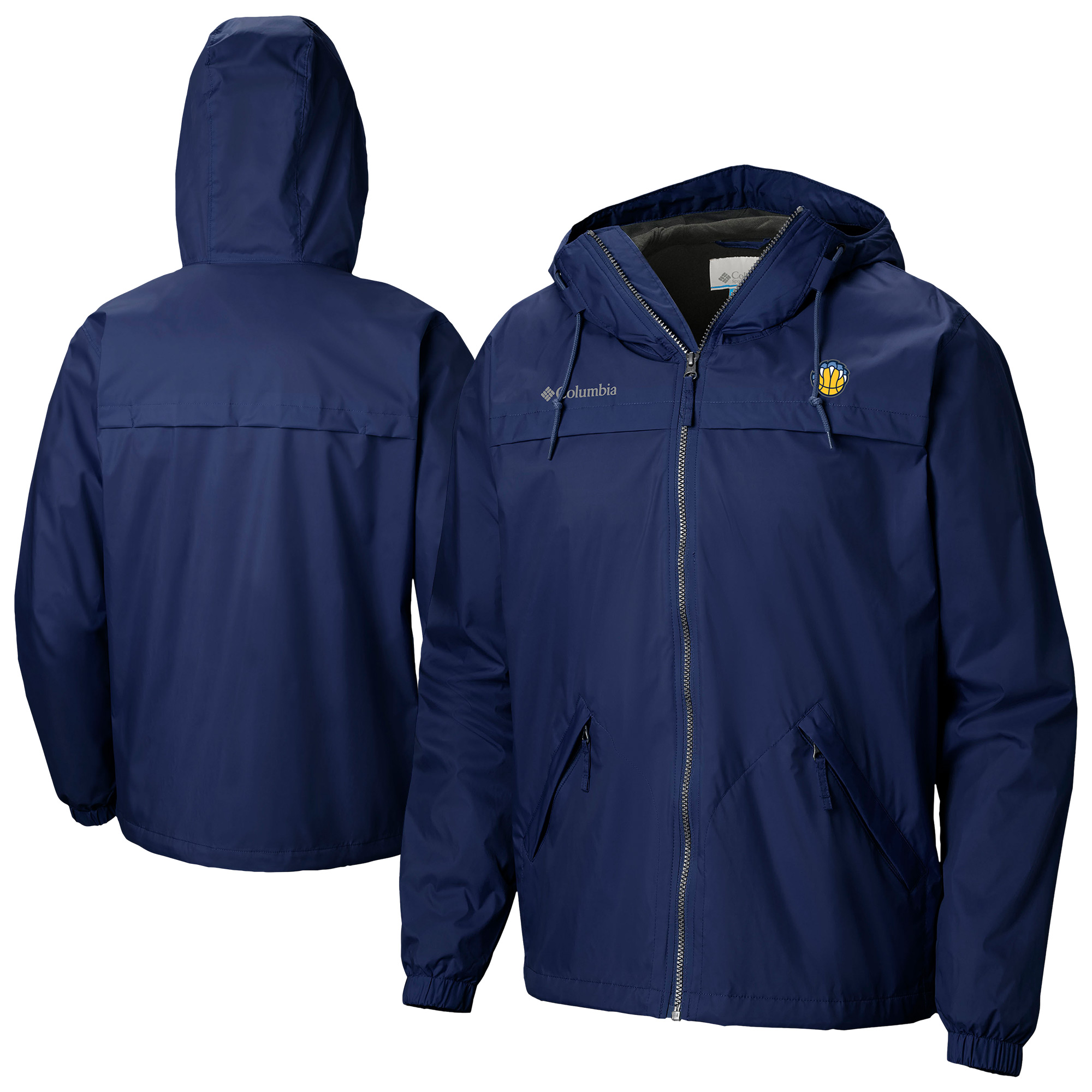 Men's Columbia Navy Memphis Grizzlies Oroville Creek Lined Full-Zip Jacket