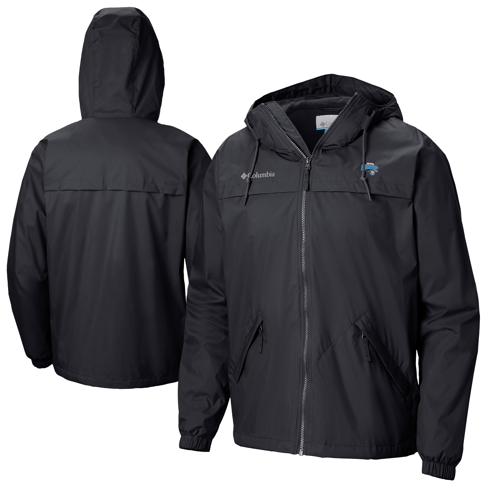 Men's Columbia Black Orlando Magic Oroville Creek Lined Full-Zip Jacket