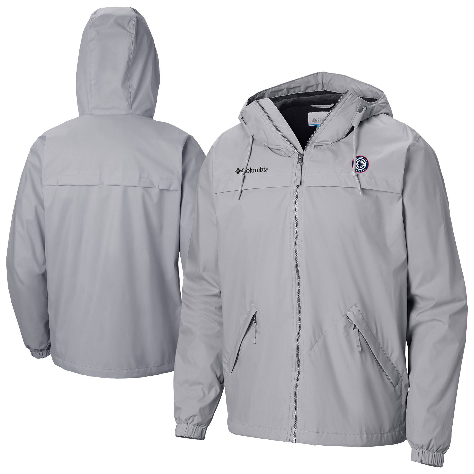 Men’s Columbia Gray LA Clippers Oroville Creek Lined Full-Zip Jacket Men’s Columbia Gray LA Clippers Oroville Creek Lined Full-Zip Jacket