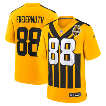 Men's Nike Pat Freiermuth Gold Pittsburgh Steelers Alternate 1933 Throwback Game Jersey