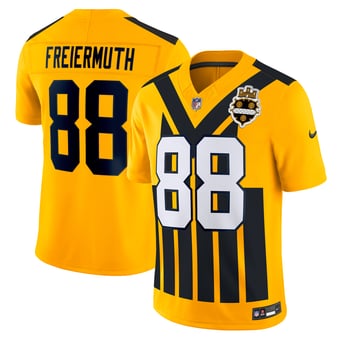 Men's Nike Pat Freiermuth Gold Pittsburgh Steelers Alternate Vapor F.U.S.E. Limited Jersey