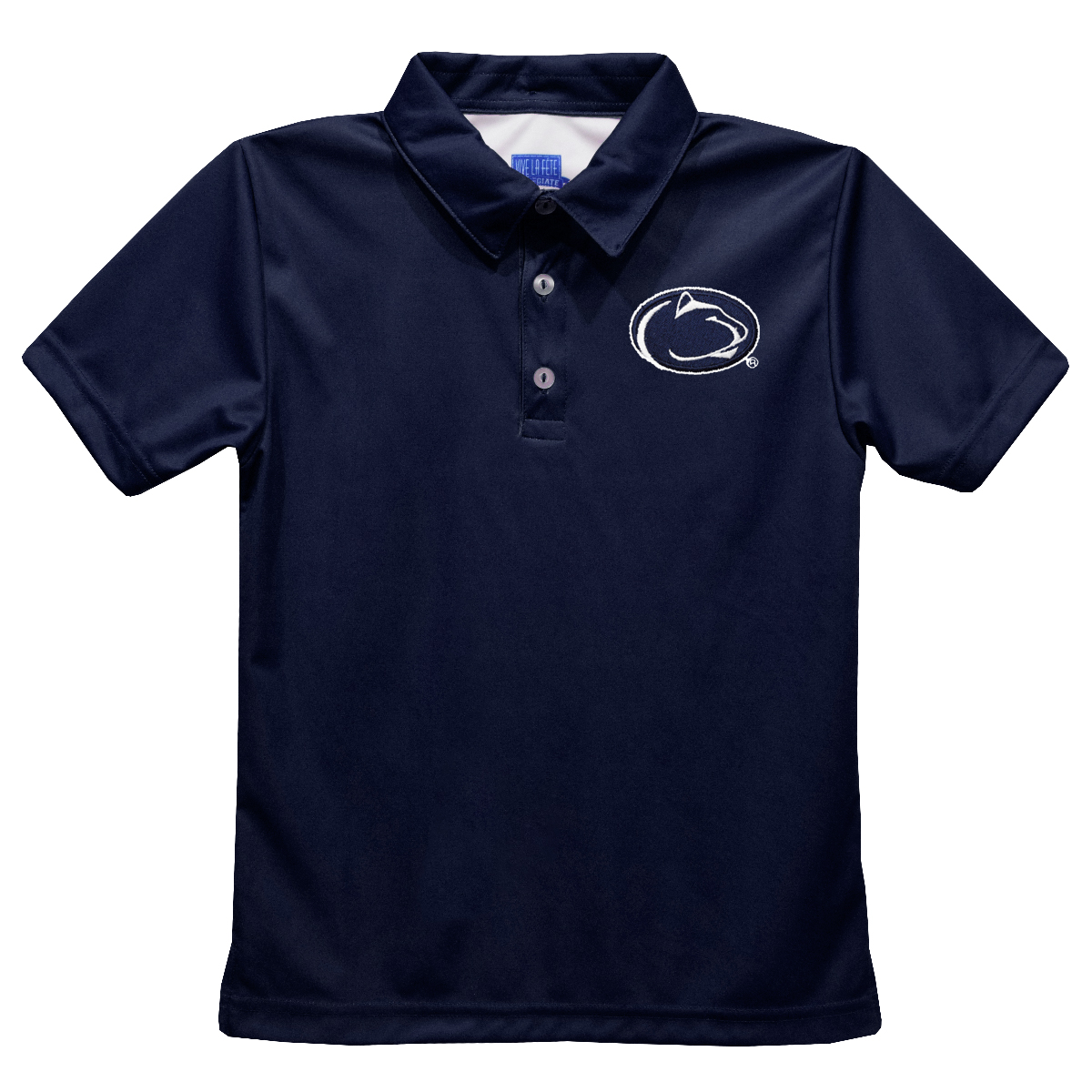 Youth Vive La Fete Navy Penn State Nittany Lions Solid Polo Youth Vive La Fete Navy Penn State Nittany Lions Solid Polo