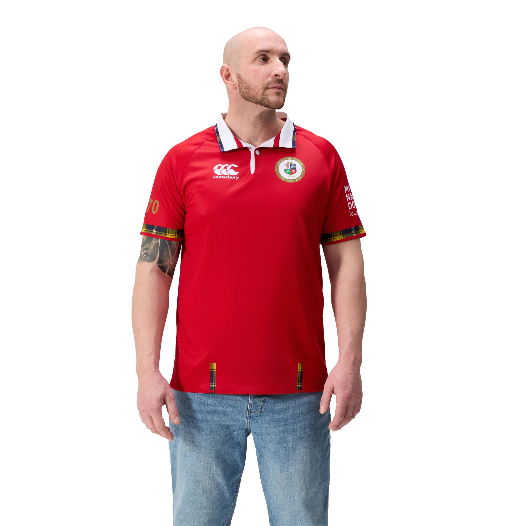 Maglia British & Irish Lions My Name'5 Doddie Foundation - Rosso