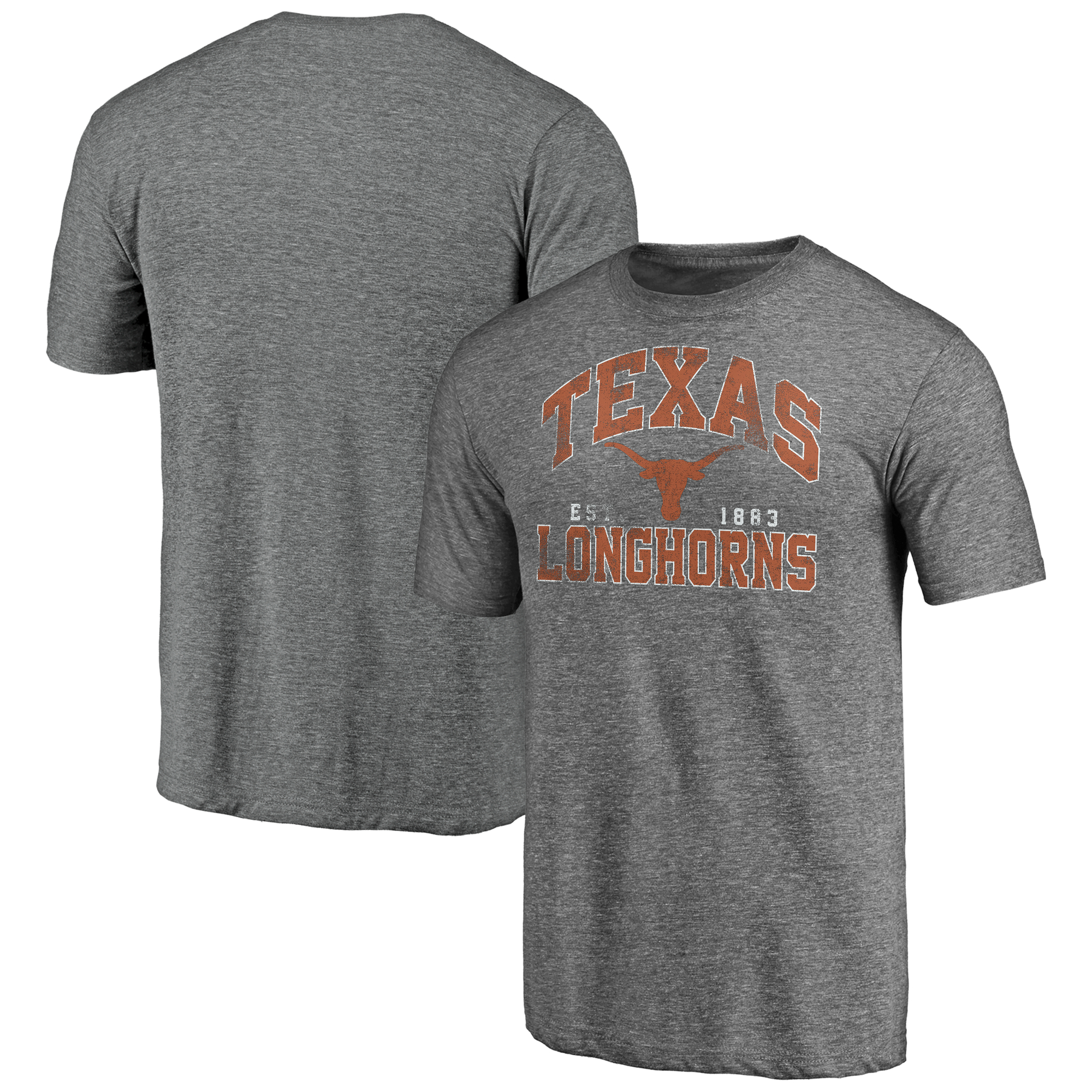 Men’s Heather Gray Texas Longhorns Winners Podium Tri-Blend T-Shirt Men’s Heather Gray Texas Longhorns Winners Podium Tri-Blend T-Shirt