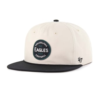 Men's '47  Natural Philadelphia Eagles Payson Captain Adjustable Hat