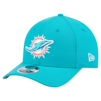Men's New Era  Aqua Miami Dolphins Team Collection 9FORTY M-Crown Adjustable Hat