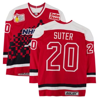 Gary Suter Team USA Game-Used #20 Red Jersey from the 1994 NHL 4-on-4 Challenge