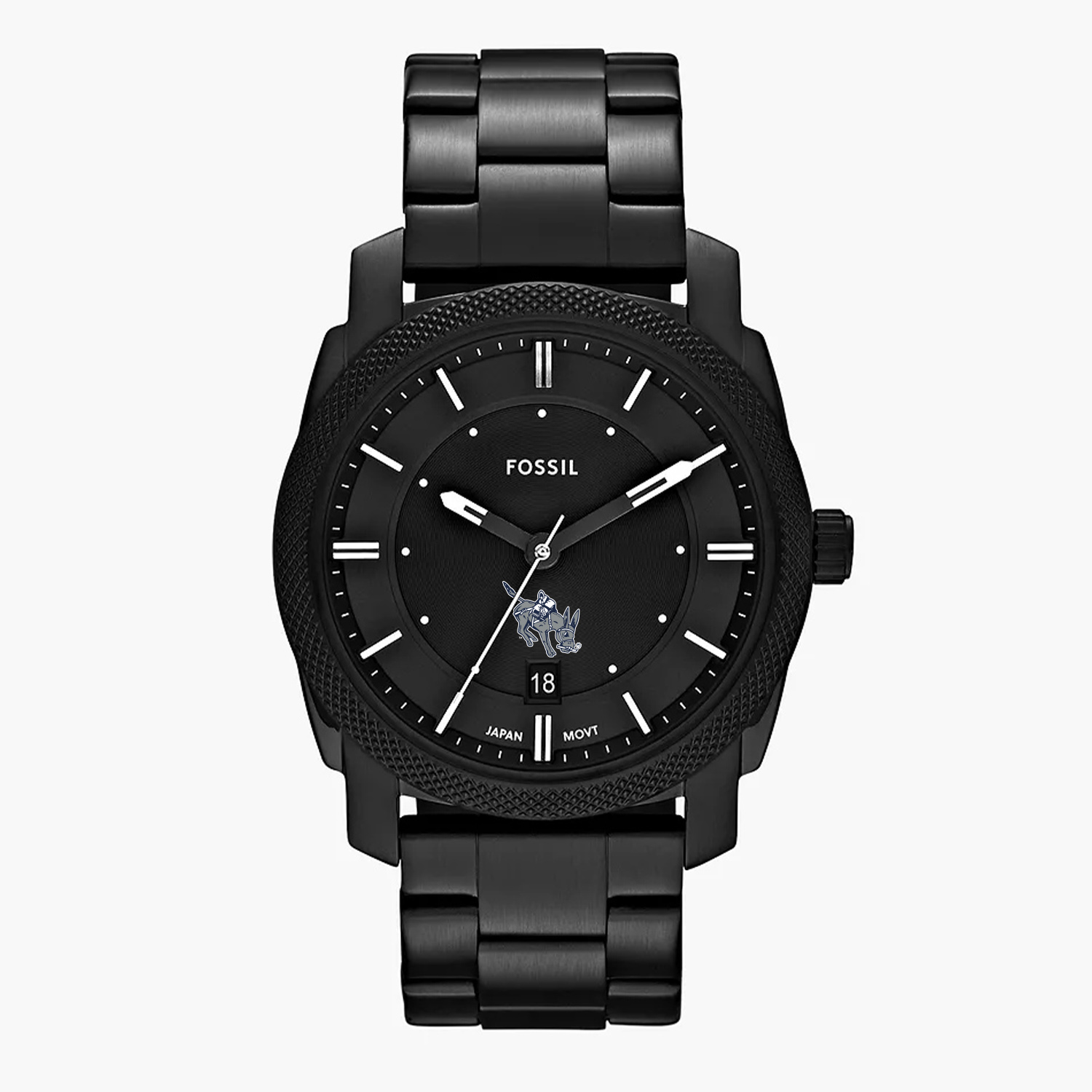 Men's Fossil Colorado School of Mines Orediggers Machine Stainless Steel Watch