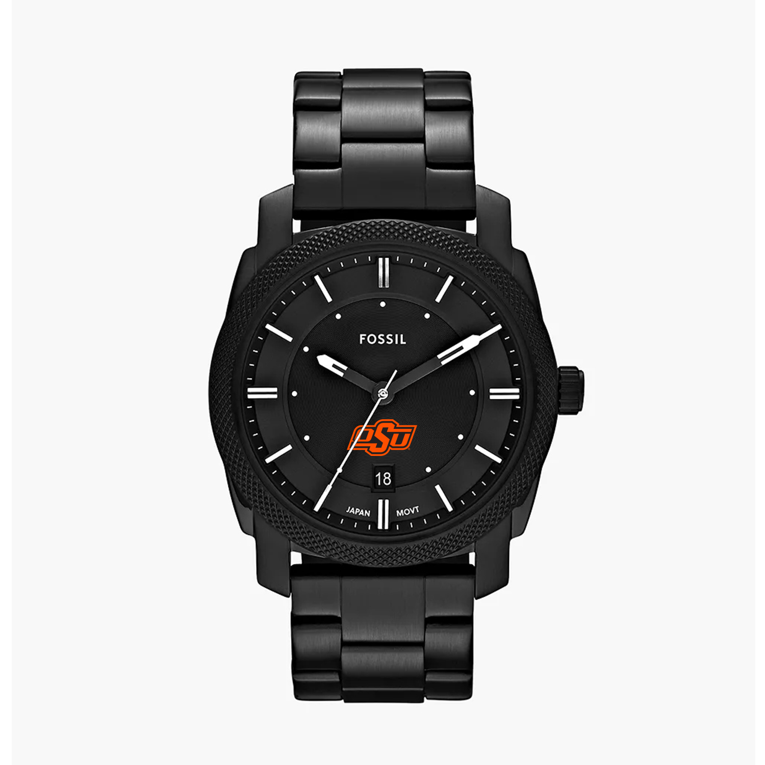 Men's Fossil Oklahoma State Cowboys Machine Stainless Steel Watch