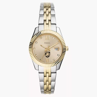 Women's Fossil Army Black Knights Scarlette Two-Tone Stainless Steel Watch