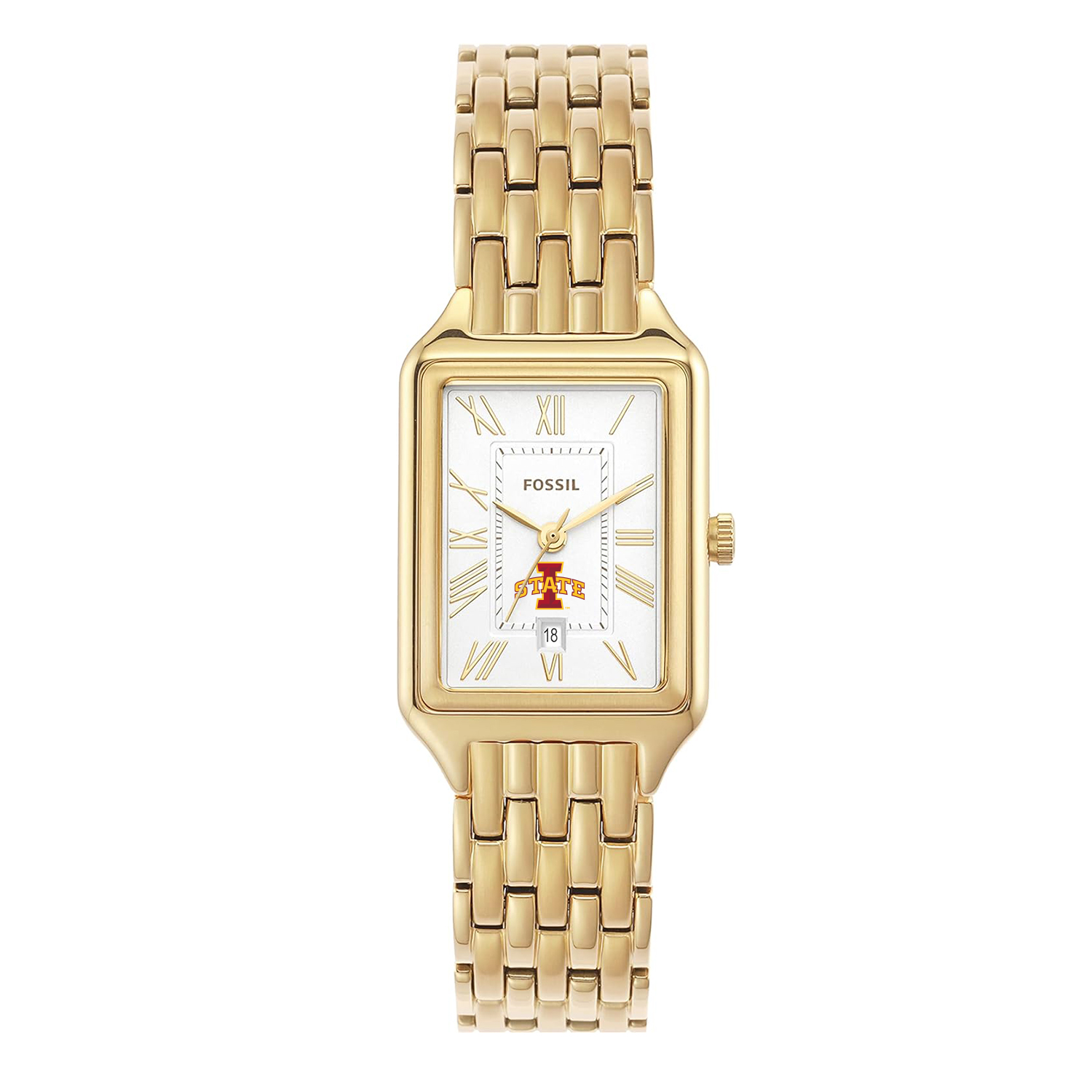 Women's Fossil Iowa State Cyclones Raquel Stainless Steel Watch