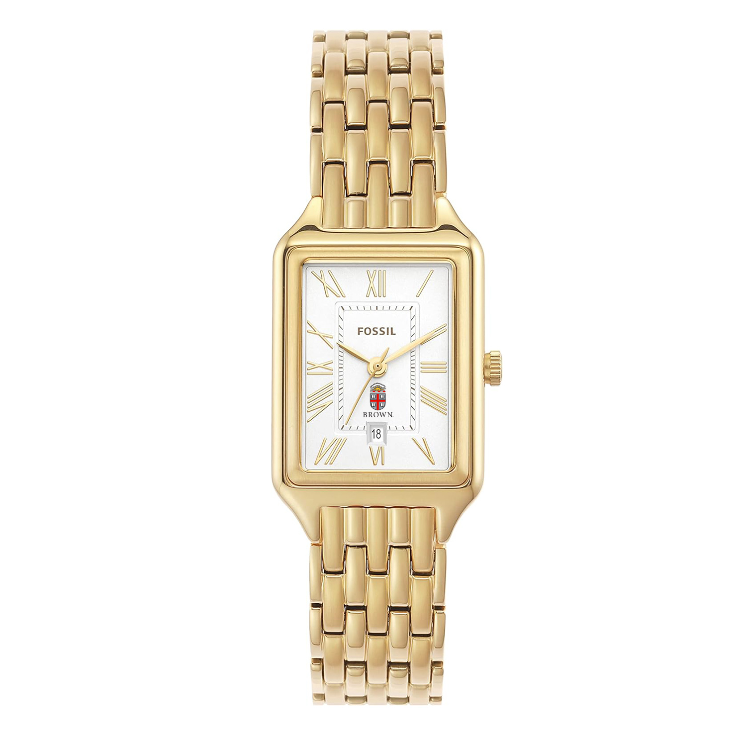 Women's Fossil Brown Bears Raquel Stainless Steel Watch