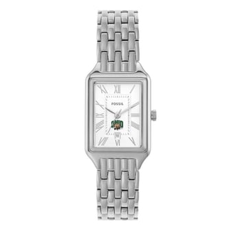 Women's Fossil Ohio Bobcats Raquel Three-Hand Date Stainless Steel Watch