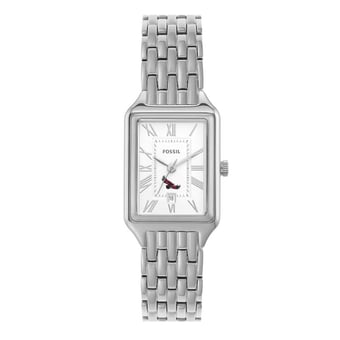 Women's Fossil Saint Joseph's Hawks Raquel Three-Hand Date Stainless Steel Watch