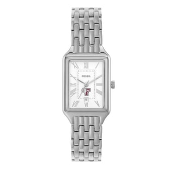 Women's Fossil Fordham Rams Raquel Three-Hand Date Stainless Steel Watch