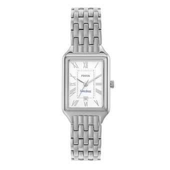 Women's Fossil Gettysburg Bullets Raquel Three-Hand Date Stainless Steel Watch