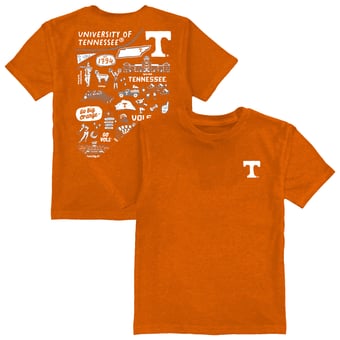Toddler Vive La Fete Tennessee Orange Tennessee Volunteers Impressions Artwork T-Shirt