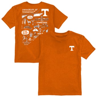 Youth Vive La Fete Tennessee Orange Tennessee Volunteers Impressions Artwork T-Shirt