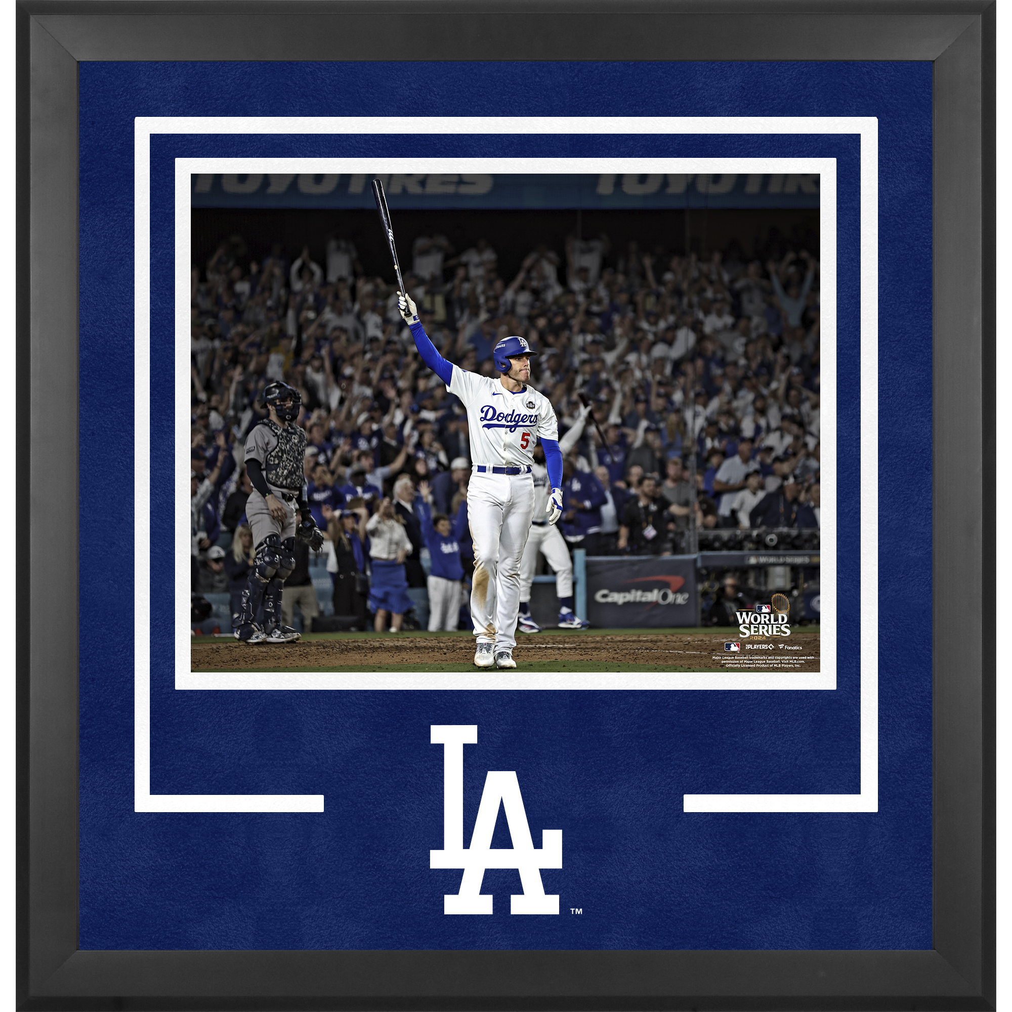 Freddie Freeman Los Angeles Dodgers Deluxe Framed 16" x 20" 2024 World Series Game 1 Game-Winning Walk off Grand Slam Photograph