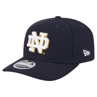 Men's New Era  Navy Notre Dame Fighting Irish Team Collective 9SEVENTY Stretch-Snap Adjustable Hat