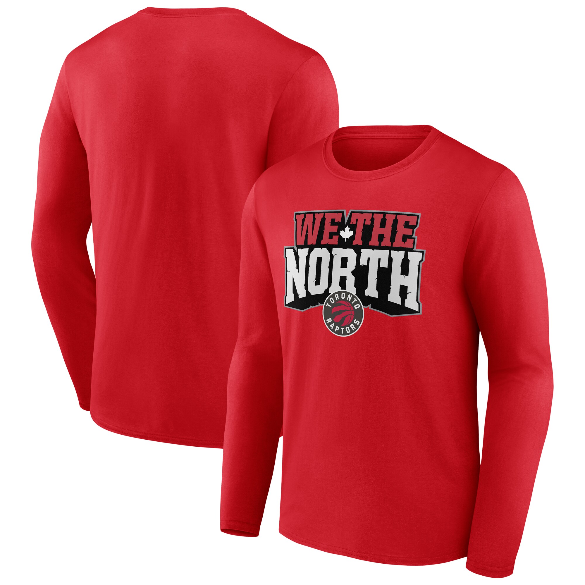 Men's Red Toronto Raptors Team Pride Long Sleeve T-Shirt