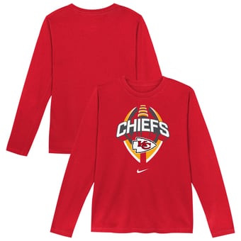 Toddler Nike   Red Kansas City Chiefs Primetime Legend Icon Long Sleeve Performance T-Shirt