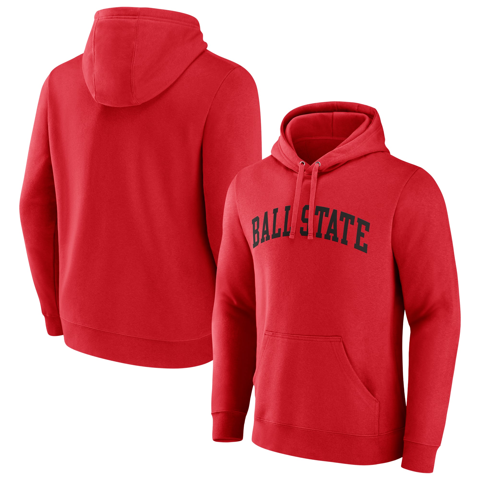 Men's Cardinal Ball State Cardinals Arch Pullover Hoodie