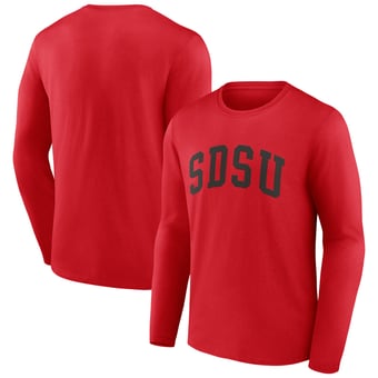 Men's Cardinal San Diego State Aztecs Arch Long Sleeve T-Shirt