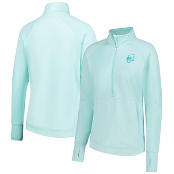 Women's Ahead  Green WM Phoenix Open Summerhill Half-Zip Top