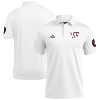 Men's adidas White Washington Huskies Wear Pink Breast Cancer Awareness Polo