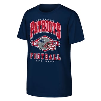 Youth Outerstuff  Navy New England Patriots Kick Off T-Shirt