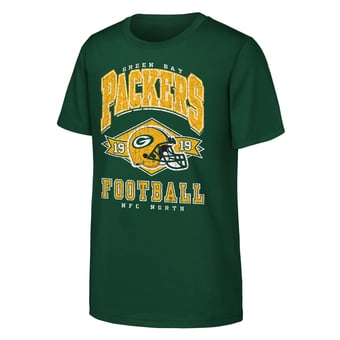 Youth Outerstuff  Green Green Bay Packers Kick Off T-Shirt