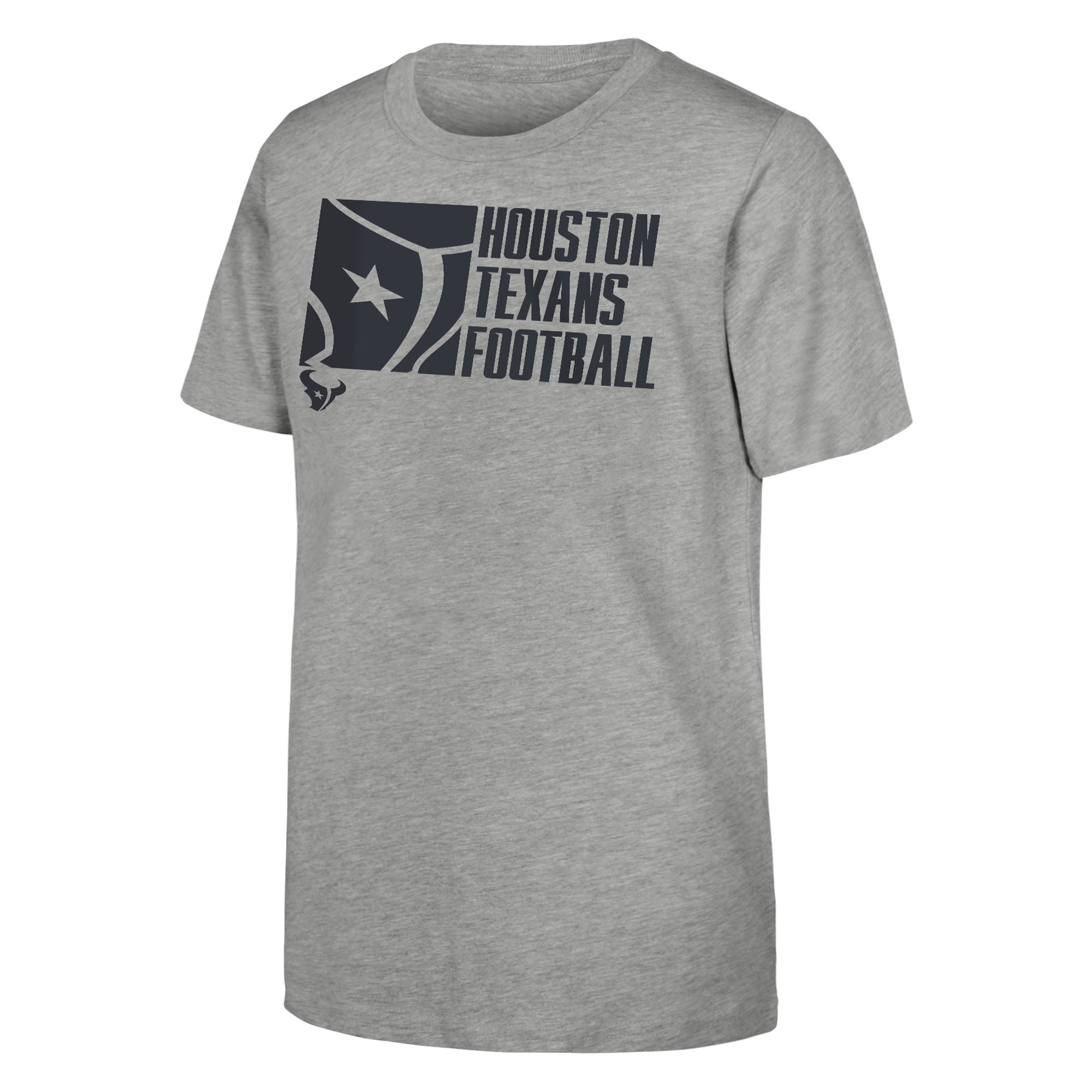 Youth Outerstuff Heather Gray Houston Texans Post Game T-Shirt