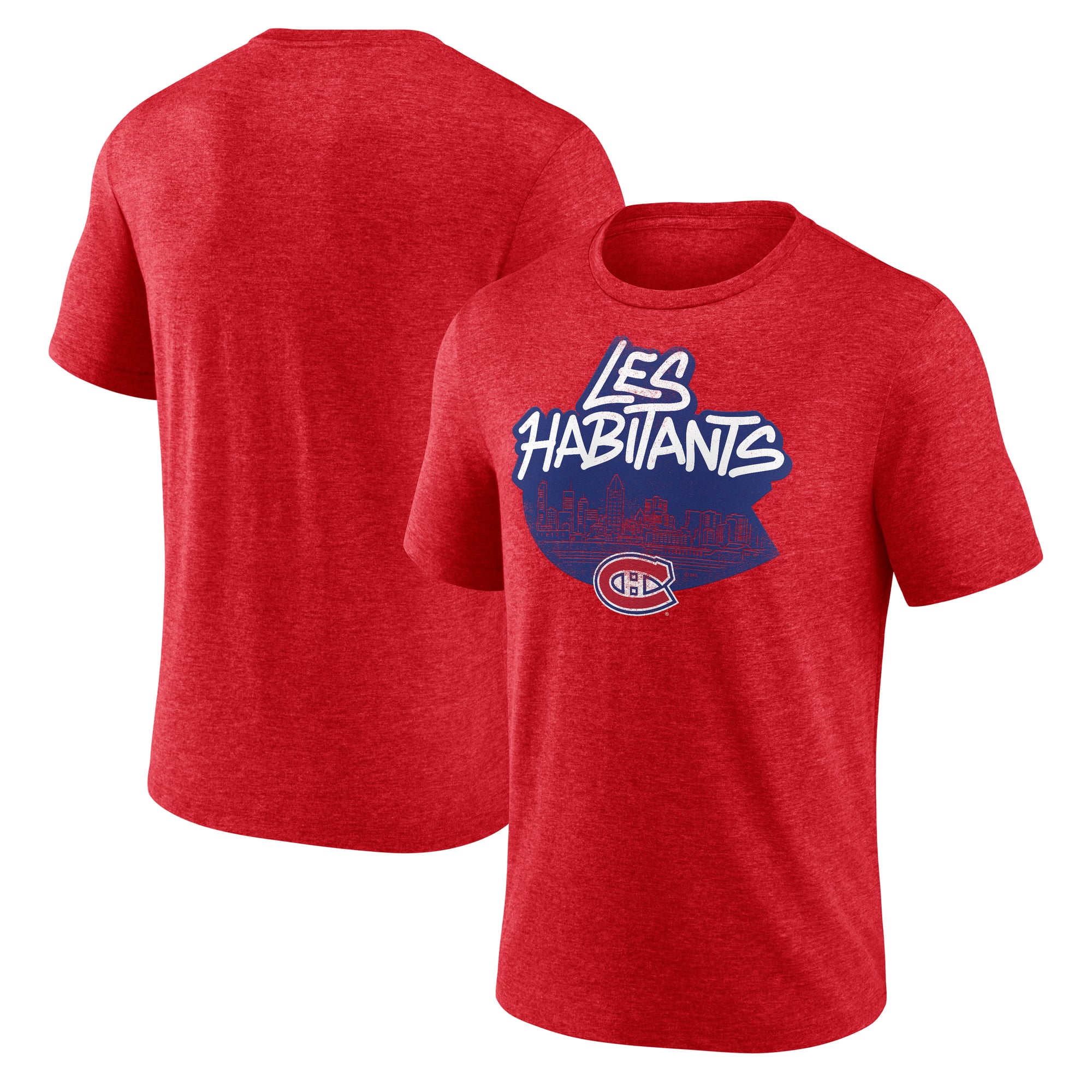 Men's Red Montreal Canadiens Proclamation Tri-Blend T-Shirt